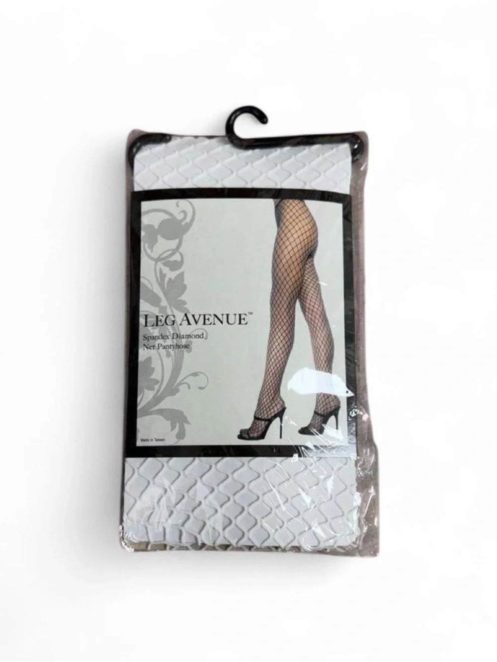 Y2K Deadstock 2000s leg avenue white fishnet tights